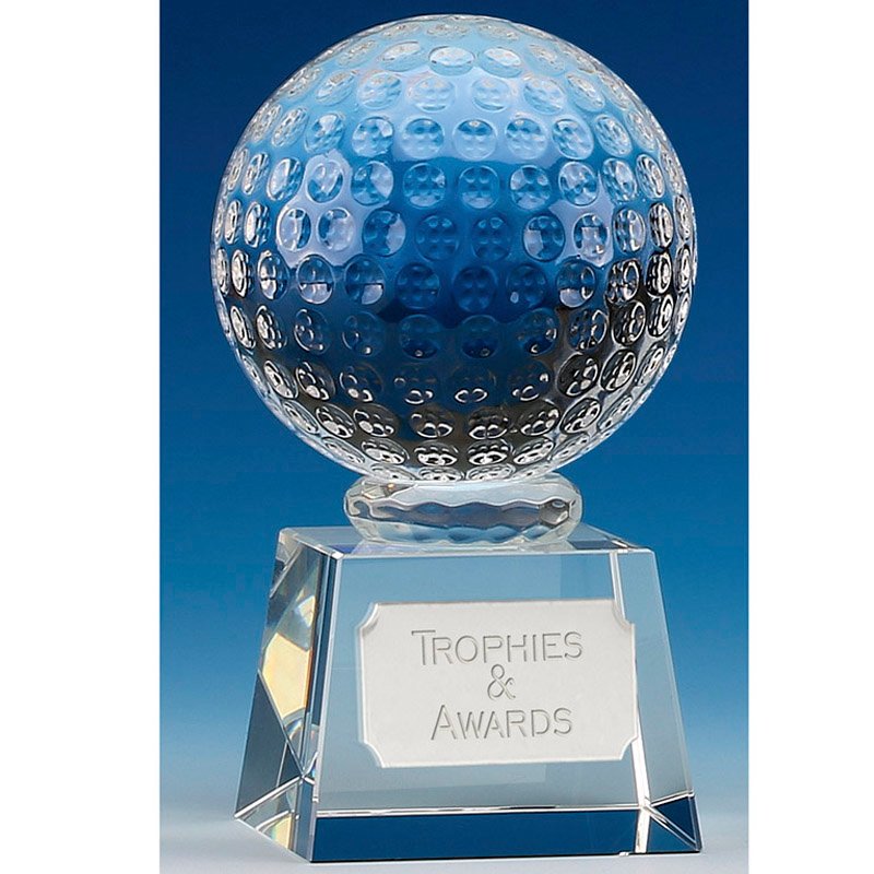 Glass Golf Trophies