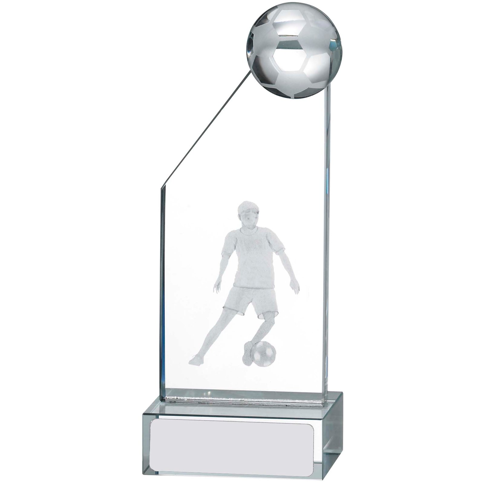 Glass Football Trophies