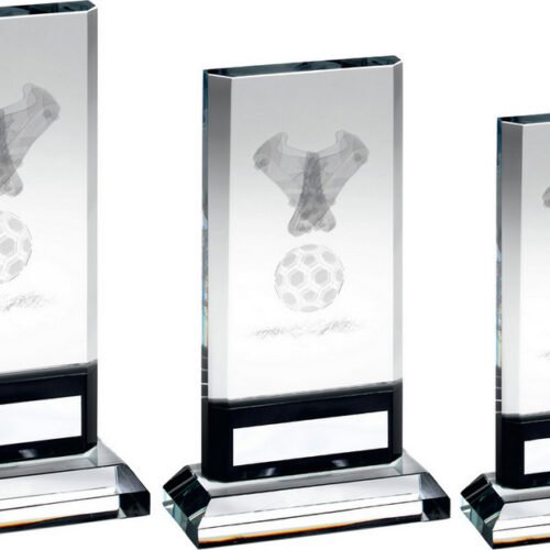 glass football trophies