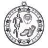 running medal silver