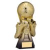 Gravity Gold and Black Football Trophy