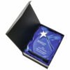 CLEAR CRYSTAL STAR AWARD IN PRESENTATION BOX