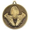 DELUXE ANTIQUE RUGBY MEDAL 60MM