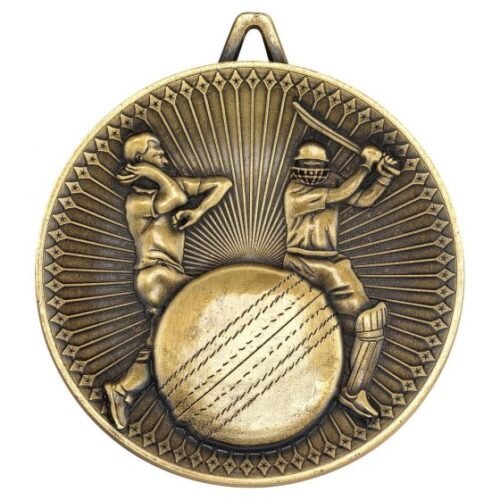 DELUXE CRICKET MEDAL GOLD