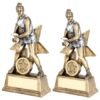 Netball action figure trophies