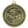 OLYMPIA TRIATHLON MEDAL 60mm Gold