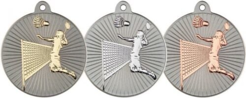 MADMINTON MEDALS GOLD, SILVER, BRONZE