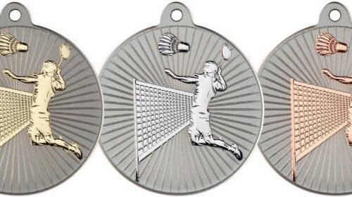 MADMINTON MEDALS GOLD, SILVER, BRONZE