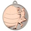 TWO TONE NETBALL MEDAL BRONZE