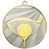 golf medal two tone