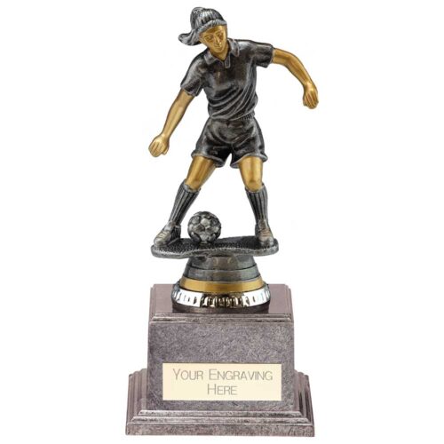 Cyclone Female Football Trophy TR24552-TSA